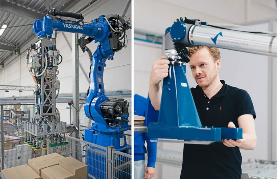 What are the differences between a cobot palletizer and a robot palletizer?